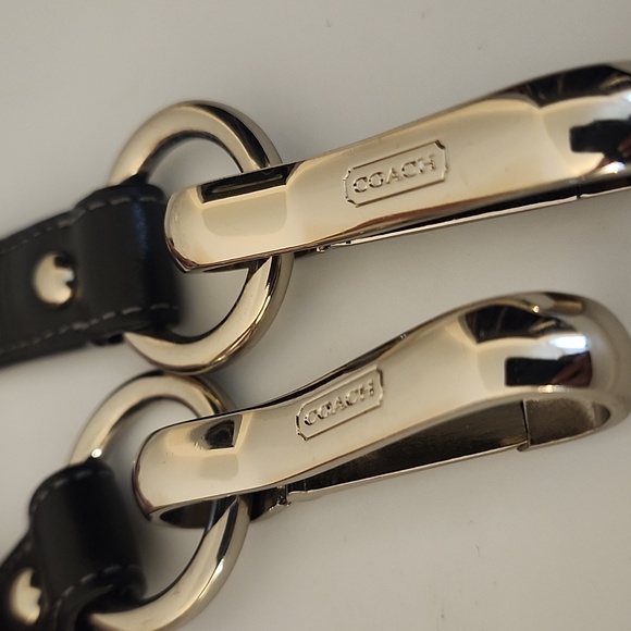 Coach Signature Stripe Demi Hand Bag w/xtra Coach Shoulder Strap - Picture 15 of 16